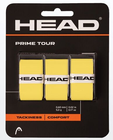 Намотки теннисные Head Prime Tour 3P - yellow