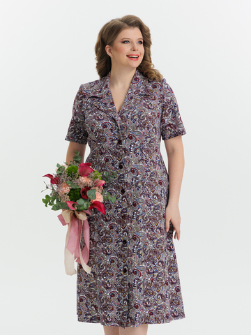 4536 Халат на пуговицах