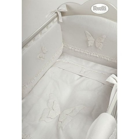 Комплект в кроватку 6 предметов Sestetto high CHARME (bianco)