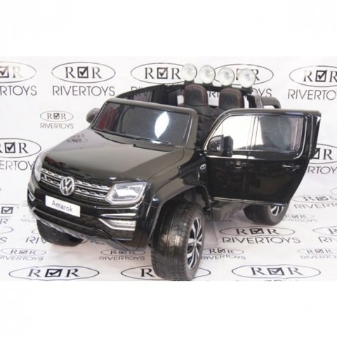 Электромобиль Rivertoys Volkswagen Amarok M999MM-BLACK-GLANEC (черный глянец)