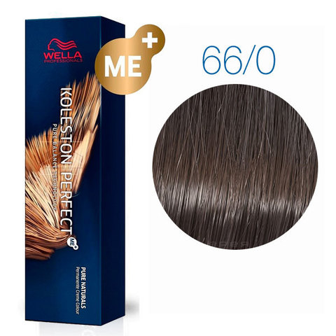 Wella Koleston Pure Naturals 66/0 (Темный блонд интенсивный натуральный) - Стойкая краска для волос