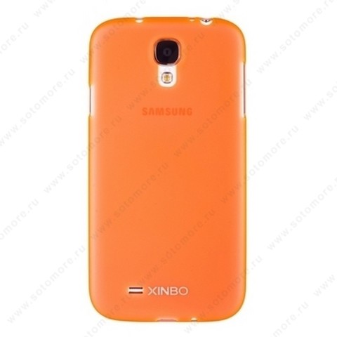 Накладка XINBO пластиковая для Samsung Galaxy S4 i9500/ i9505 оранжевая