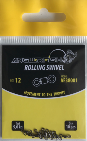 Anglerfish Rolling Swivel #12 Вертлюжок (продажа от 5 шт)