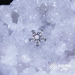 Flower Floret IG Opal #17 & Crystal