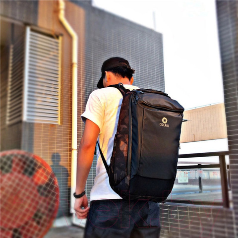 Картинка рюкзак для путешествий Ozuko 9060l Camo - 3