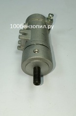 Редуктор для бензокосы, электрокосы с кривой штангой (вал квадрат, штанга D-25,4 мм)