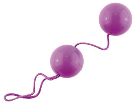 Фиолетовые вагинальные шарики BI-BALLS - Toyfa Basic Basic 885006-4