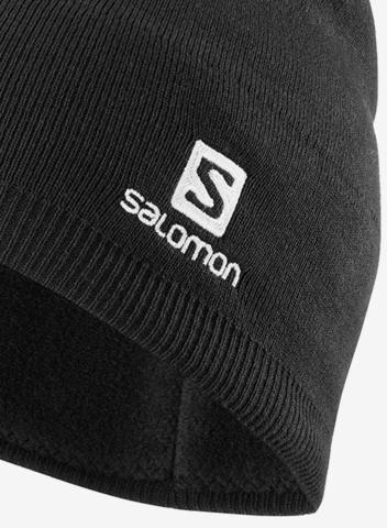 Картинка шапка Salomon Beanie Black - 4