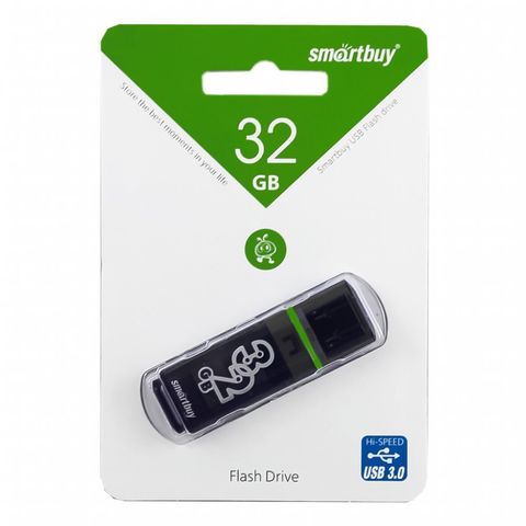 32GB USB-флеш накопитель USB 3.0 SMARTBUY Glossy черный