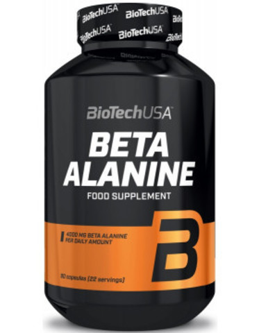 Аминокислоты BETA ALANINE, BIOTECHUSA, 90 капсул