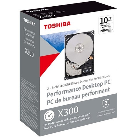Диск Toshiba 10TB X300 Performance 3.5