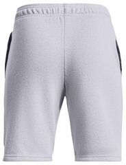 Детские теннисные шорты Under Armour Boys' UA Rival Terry Shorts - mod gray light heather/white