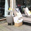 Стол пластиковый мини-бар Tagliamento Nova Cool Bar, белый, тортора