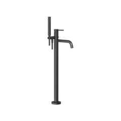 Gessi 24943#299 Gessi Emporio Via tortona Внешние части для напольного смесителя для ванны с душевой лейкой, цвет: Black XL фото
