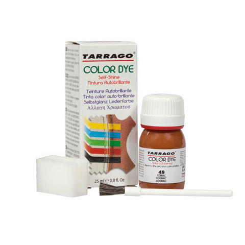 Краска для гладкой кожи кроющая Tarrago COLOR DYE, стекло TDC01, 25мл.  (86 цветов)