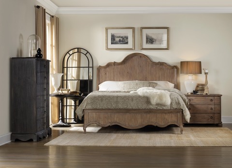 Hooker Furniture Bedroom Corsica King Panel Bed