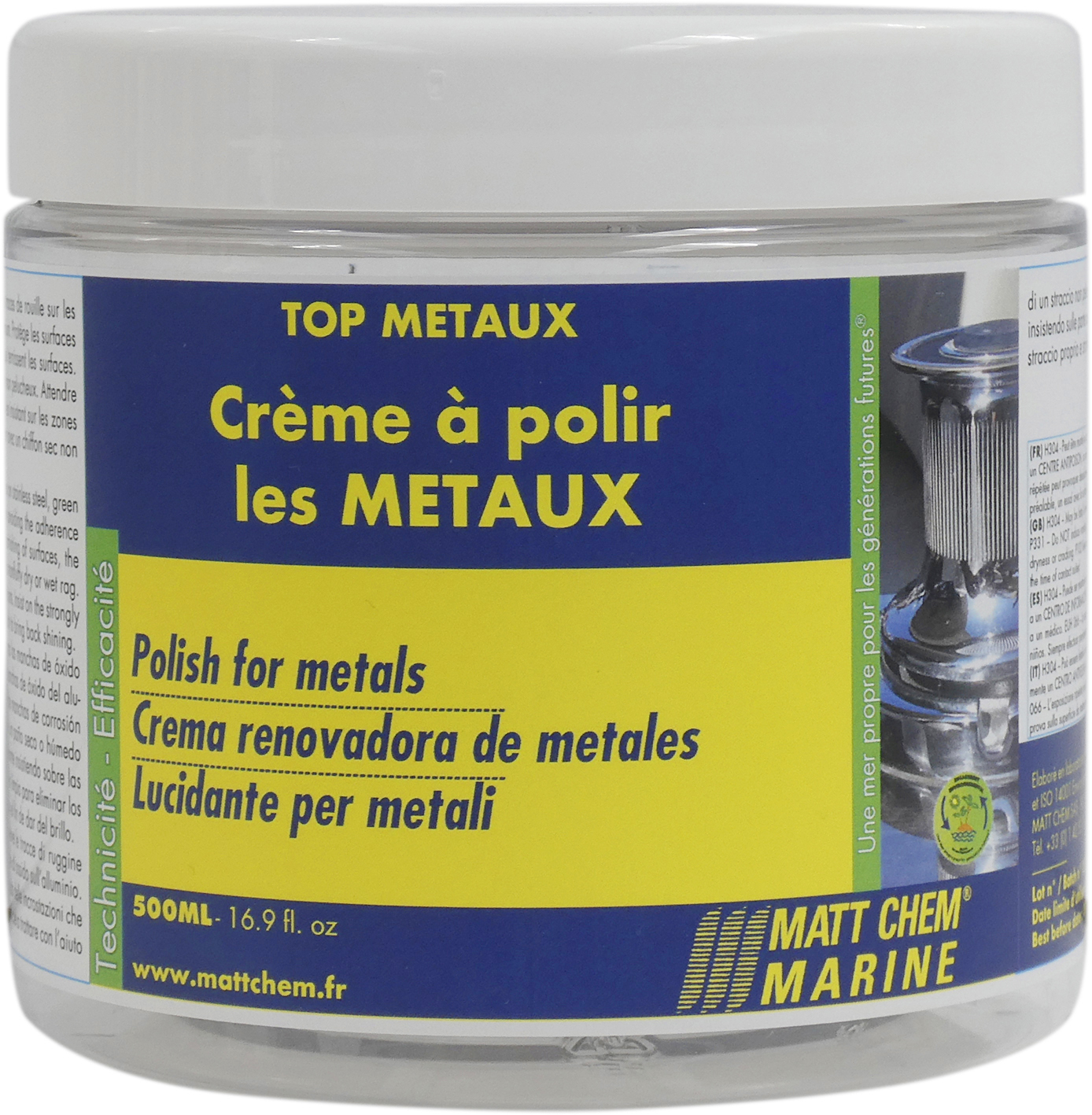 Stainless steel cleaner and rust remover Top Metaux