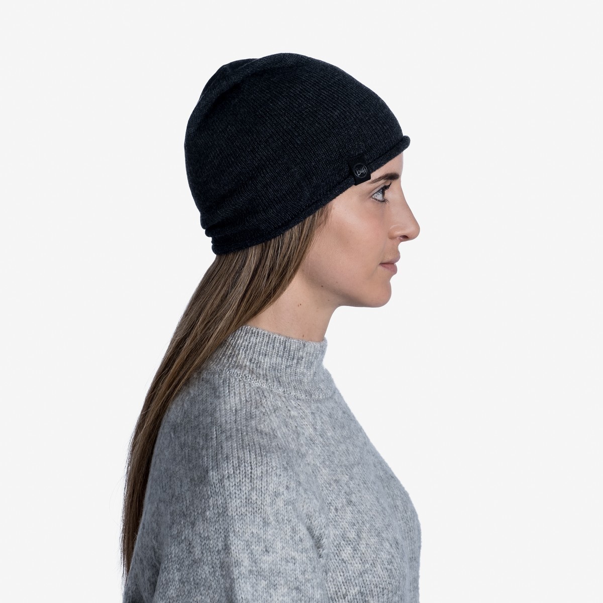 Buff Hat Knitted Lekey Graphite 