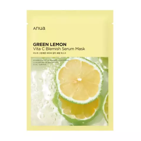 Anua Green Lemon Vita С Blemish Serum Mask 25 ml