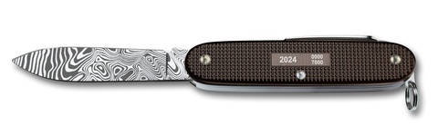Нож складной Victorinox Farmer X Alox Damast LE 2024, 93 mm, Dark Brown (0.8271.J24)