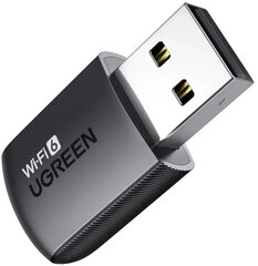Адаптер  UGREEN CM762 (35264) AX900 USB-A Dual Band Wi-Fi Adapter, черный