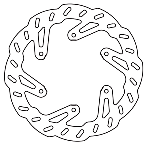 Диск тормозной передний 1364F3 Yamaha XTZ750 Super Tenere / YFM250 / TZR50