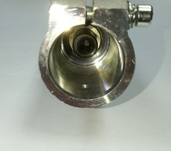 Редуктор для бензокосы, электрокосы с кривой штангой (вал квадрат, штанга D-25,4 мм)