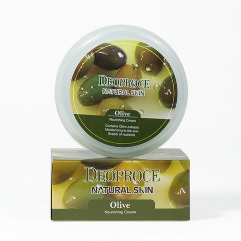 DEOPROCE NATURAL SKIN OLIVE NOURISHING CREAM