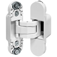 Скрытая петля узкая ECLIPSE 3.0 (белый) + накладки