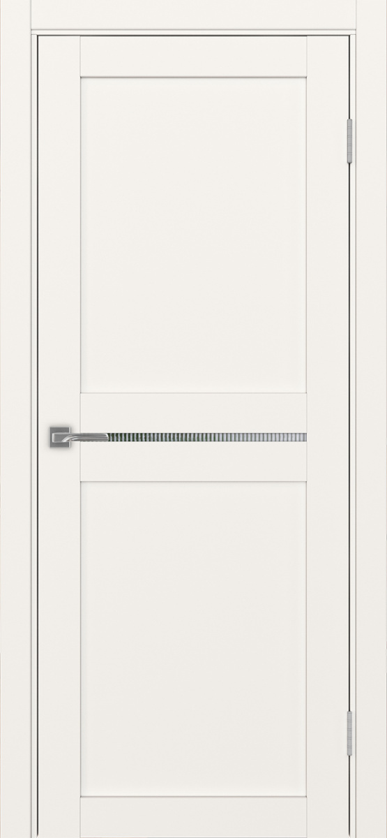 Дверь межкомнатная Оптима Порте Турин 520.121, цвет бежевый, экошпон, стекло мору