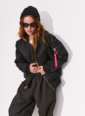Бомбер Alpha Industries MA-1 Natus W Black (Черный)