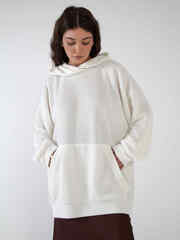 Худи Basis из вязанного трикотажа Молочный