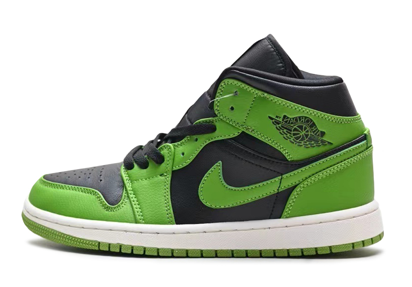① Зелёные кроссовки - Nike Air Jordan 1 Mid 'Altitude Green'