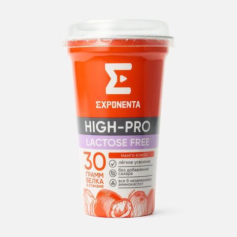 Напиток Exponenta High-pro обезжиренный Манго-кокос 250гр