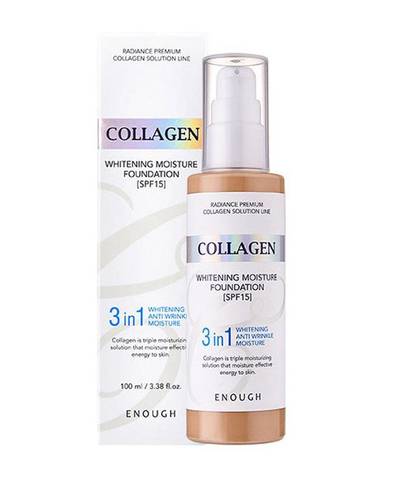 Enough Тональная основа с коллагеном 3 в 1 Enough 3 in1 Collagen foundation