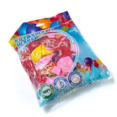 
          Шар воздушный Alingar, №10, "Счастья" №5, ассорти (рисунок сердце с цветами), 100шт/уп, пакет с европодвесом