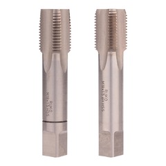 Метчик М18х1,5 (Комплект 2шт) DIN2181 HSS-G 6h 80мм a=11 Ruko 235180