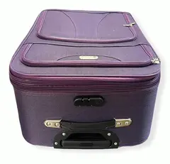 Чемодан Hossoni тканевый большой Сиреневый 75|44|27+3|см (4 колеса съемные) Цена указана на САМОВЫВОЗ!!!