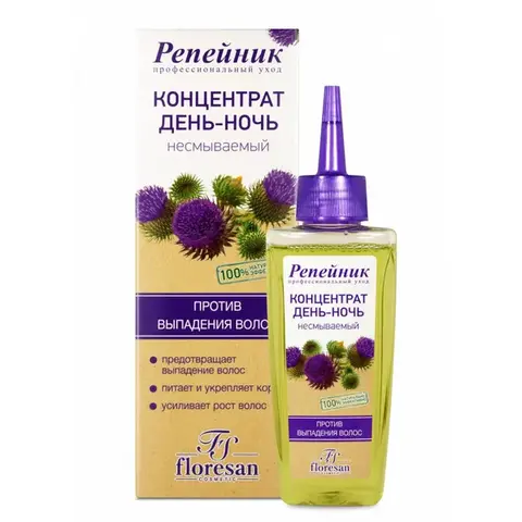 Floresan РЕПЕЙНИК Концентрат «Репейник» день-ночь с экстрактом крапивы,100мл