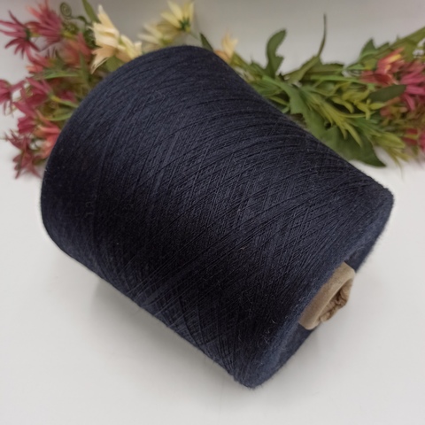 Rare Xinao Кашемир на шелке Темно-синий 30395