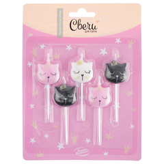 Набор свечей Фигура Котенок Принцесса