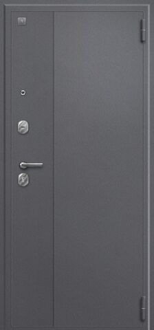 Дверь входная Сезам А-03 (2026), 2 замка, 1 мм металл, (серый букле+белый кашемир) #2