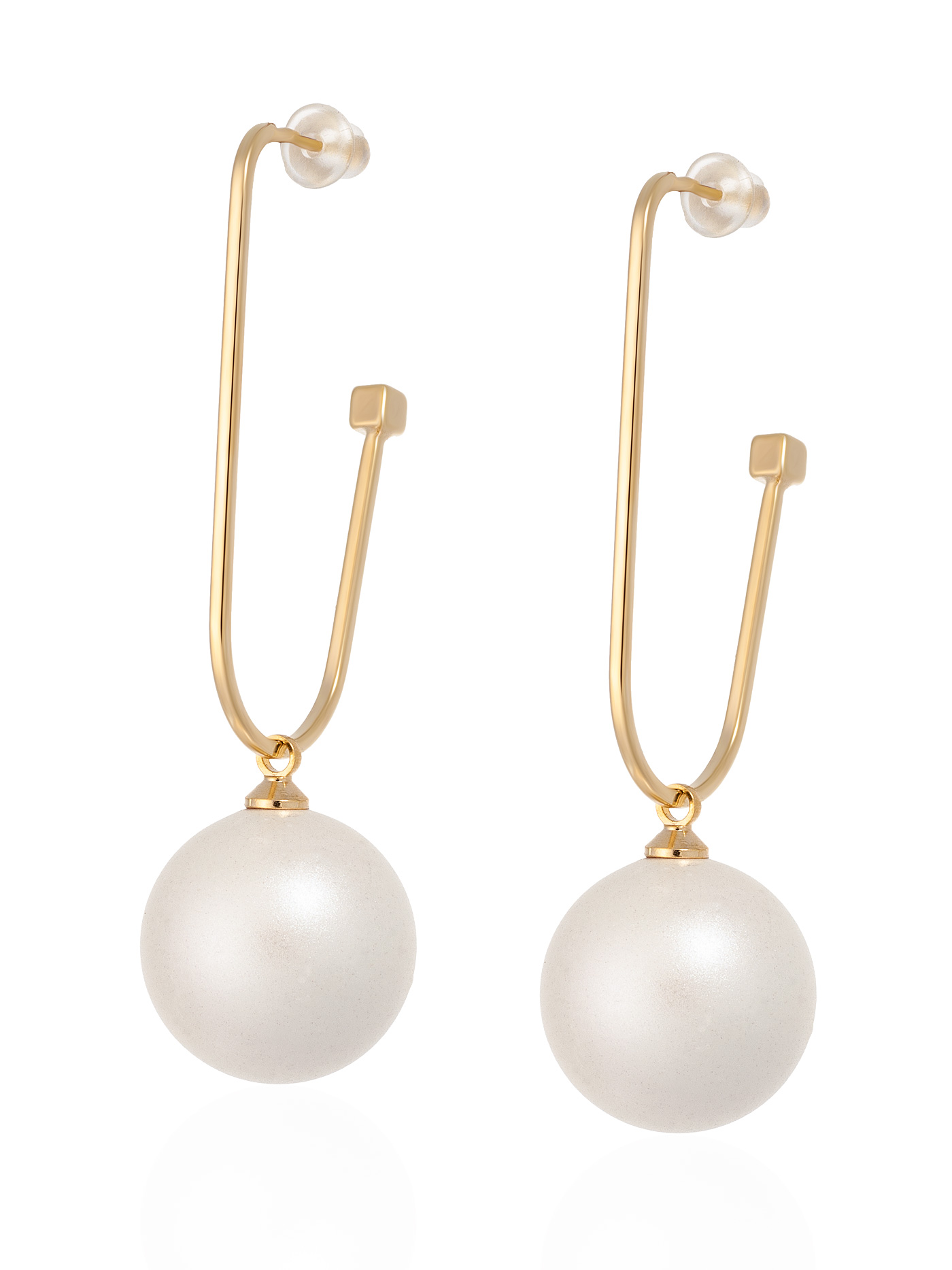 Висячие вечерние серьги с подвеской из жемчуга