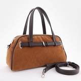 Сумка Саломея 361 эко-замша миндаль