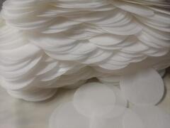 Вафельные Круги для Декора Торта Оптом 2400 шт, d=3.8 см (тонкая вафельная бумага)