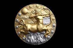 Силиконовый молд Знак зодиака Стрелец 3 см