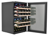 Винный шкаф Zugel ZCWI570DB черный