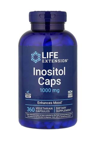 Life Extension инозитол, 1000 мг, 360 вегетарианских капсул