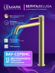 Смеситель для умывальника Lemark LMF-8015B-BRLG 