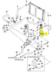 БАЧОК РАСШИРИТЕЛЬНЫЙ MATIZ GM